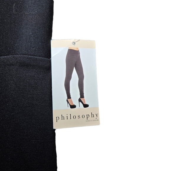 NWT Philosophy Leggings - Black - Picture 5 of 7